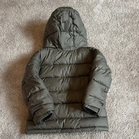 Columbia Kids' Olive and Pink Puffer Jacket - Picture 6 of 6